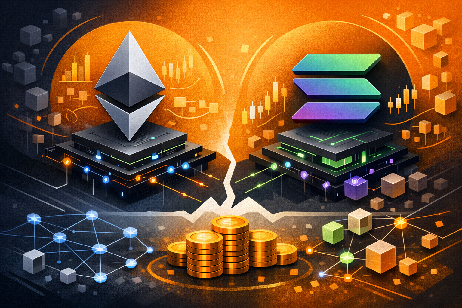 Ethereum vs Solana : comparaison technique et enjeux pour la blockchain