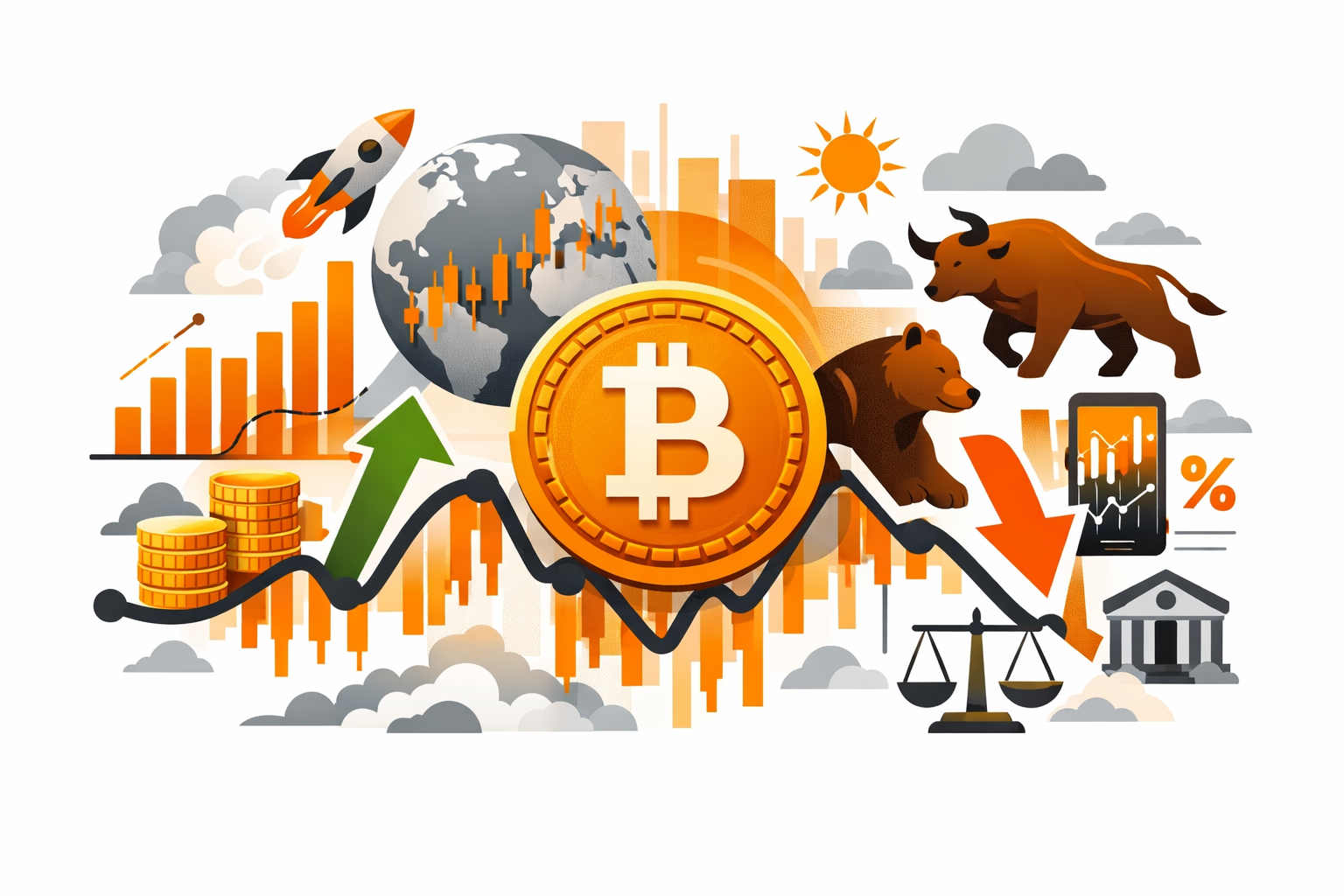 Pourquoi le Bitcoin monte ou baisse : les facteurs clés expliqués